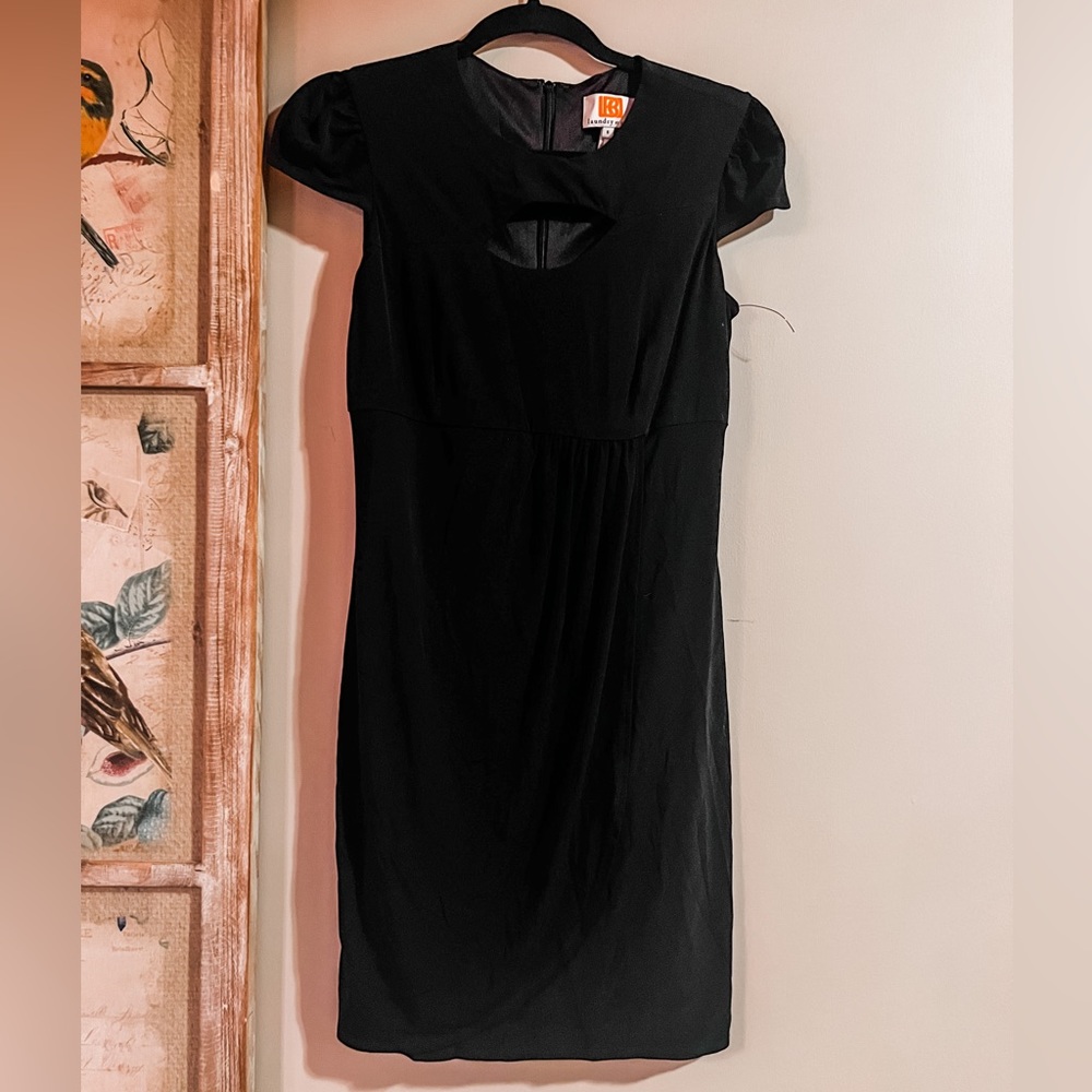Laundry by Design Black Dress with Keyhole